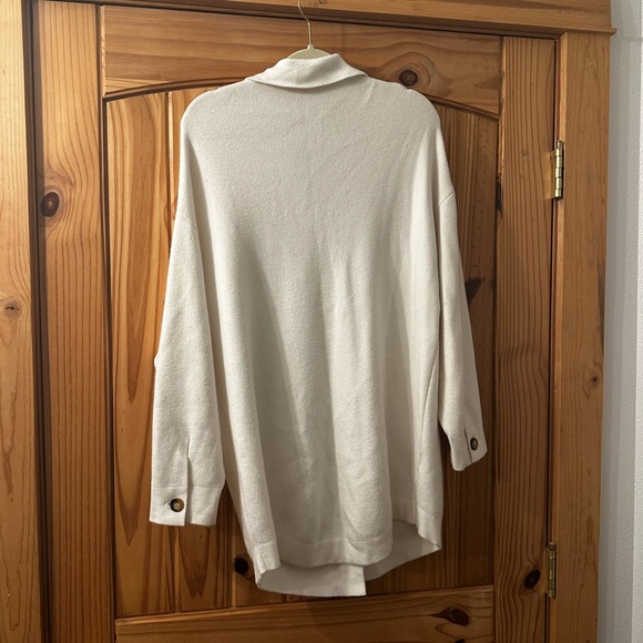 MNG cream button down sweater - Picture 2 of 3
